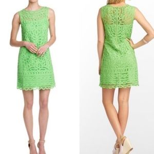 Lily Pulitzer green lace dress